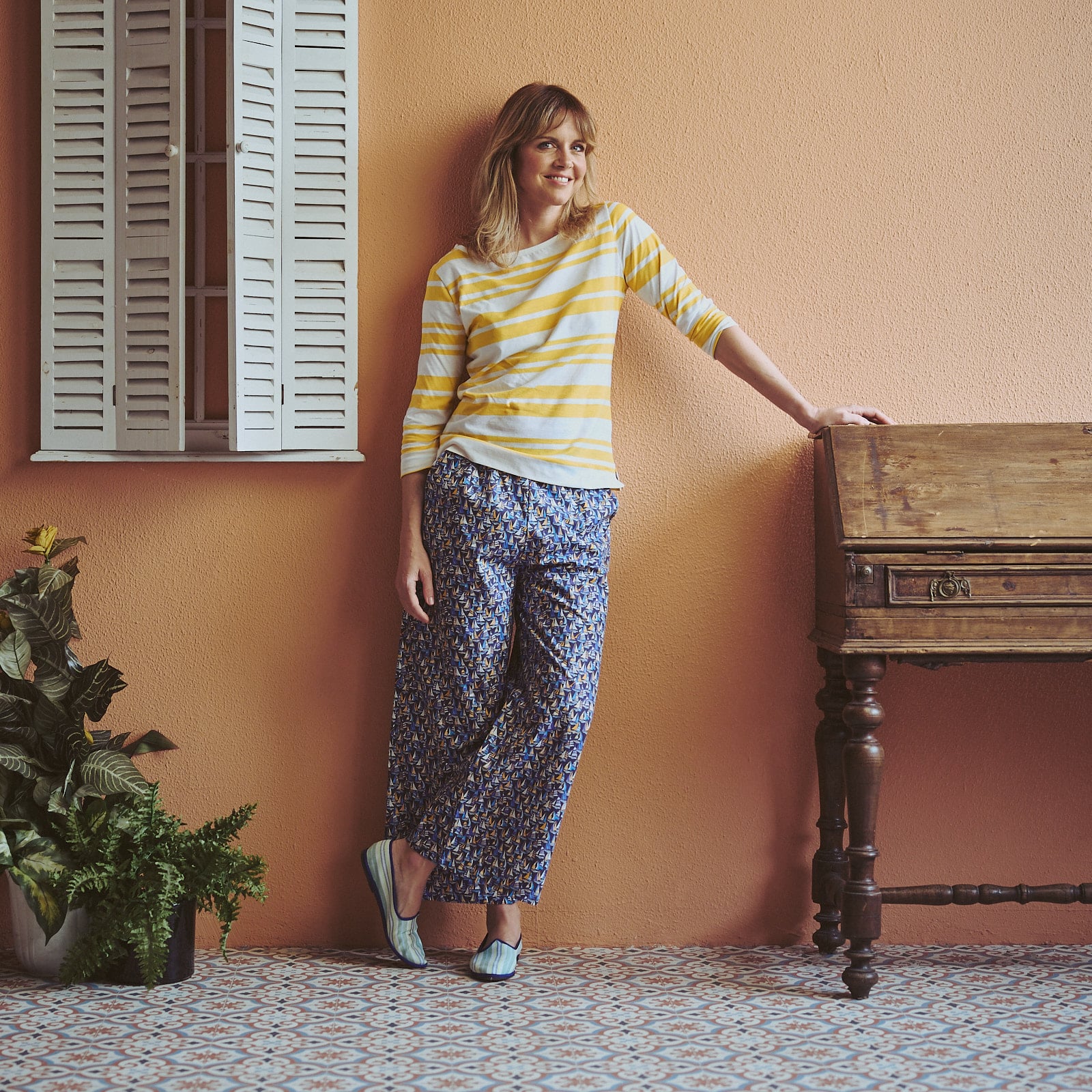 maglietta Barchetta-Rigato girasole - immagine 7