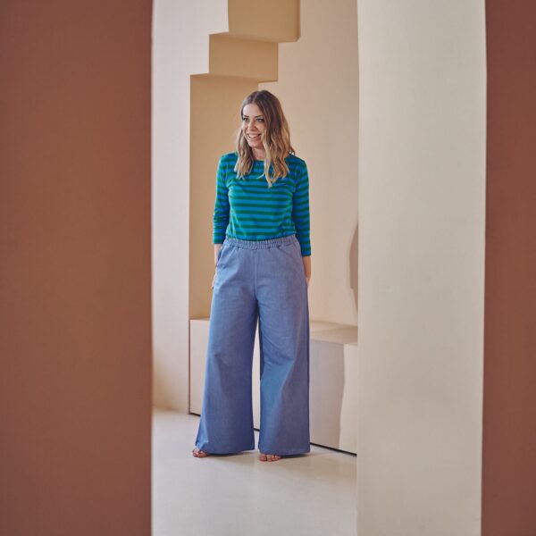 crop La Bonaccia - Denim - immagine 2