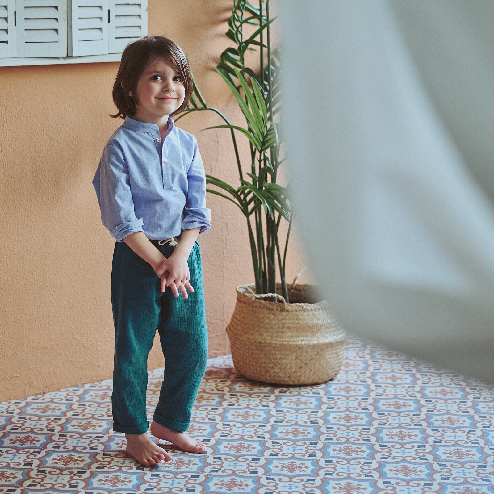camicia Firenze - Chambray azzurro - immagine 3