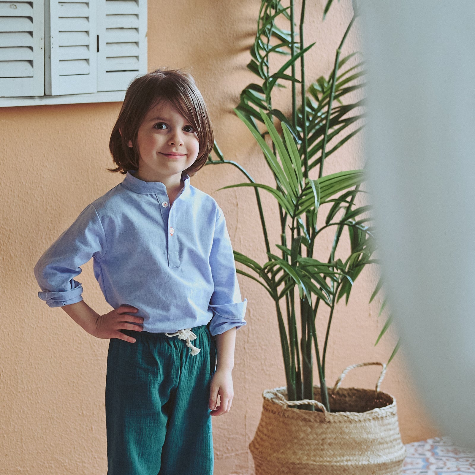 camicia Firenze - Chambray azzurro