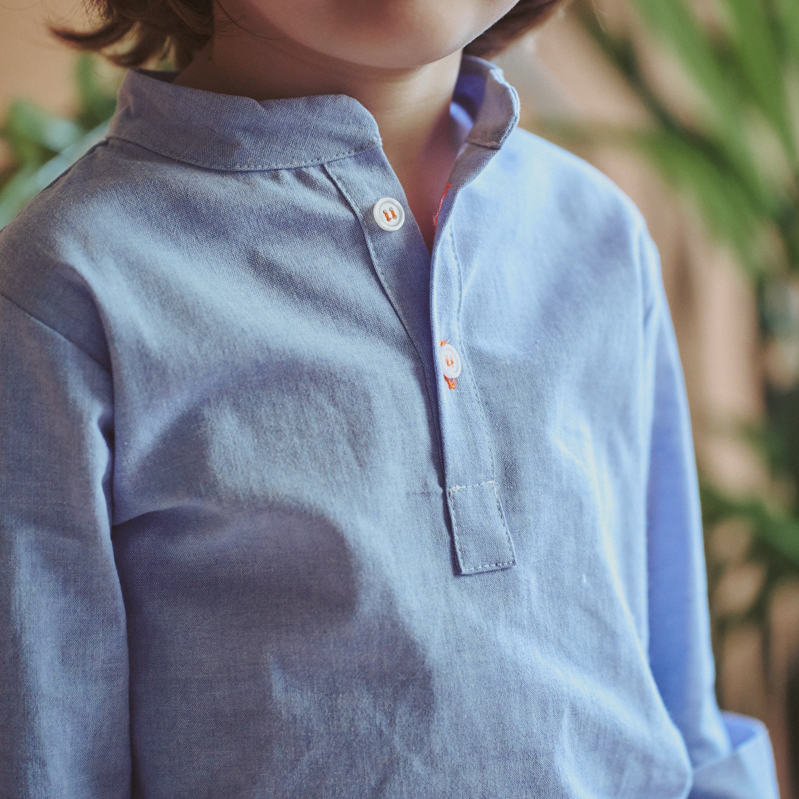 camicia Firenze - Chambray azzurro - immagine 2