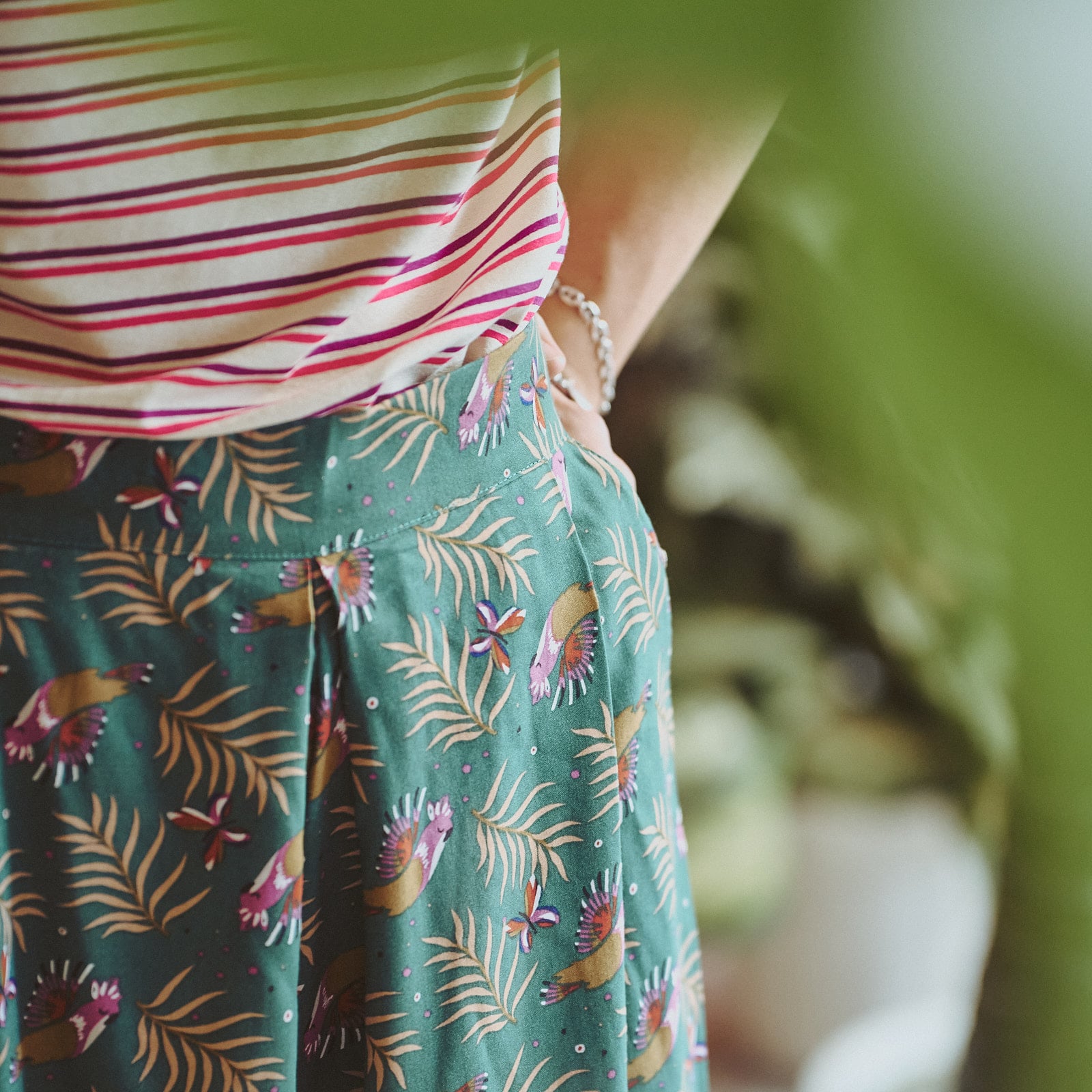gonna pantalone margherita - Pappagalli - immagine 2