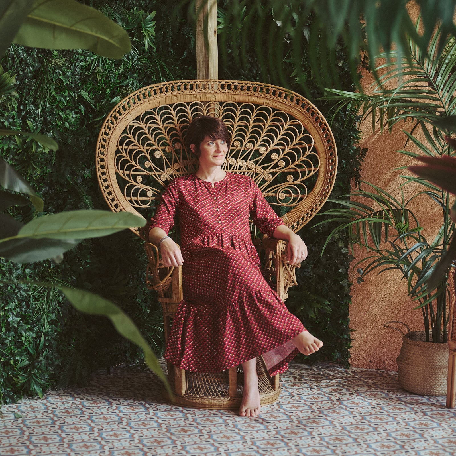 abito Silvia - Amarena - immagine 9