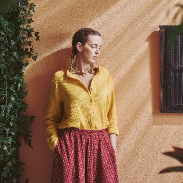 camicia donna Marzia - Zafferano