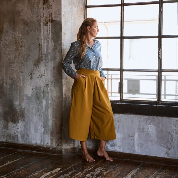 Camicia onda fiore autunno i Versiliani