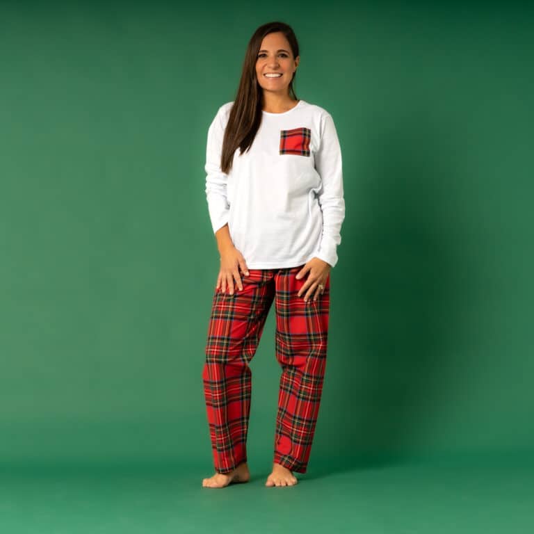 Pigiama Orizzonte cotone tartan scozzese i Versiliani