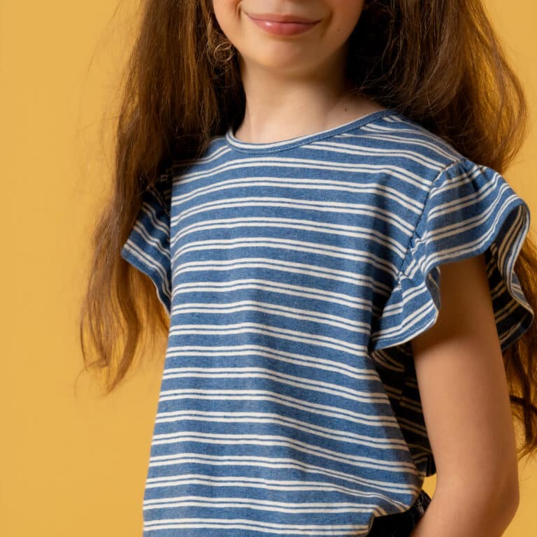 tshirt amelia rigato oceano I Versiliani