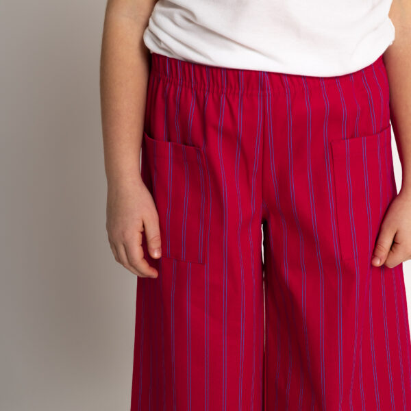 Crop Minerva - fuchsia striped - Image 3