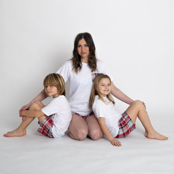 Women's Overseas Pajamas - Raspberry Plaid - Image 3