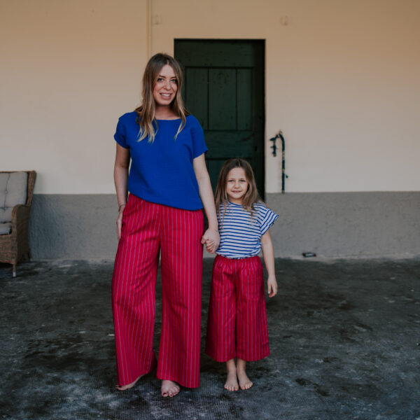 Crop Minerva - fuchsia striped - Image 4