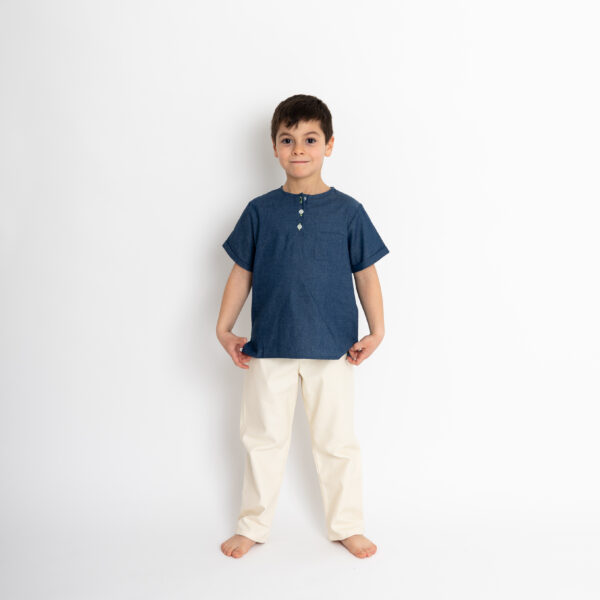 La Vela shirt - white gauze - Image 5