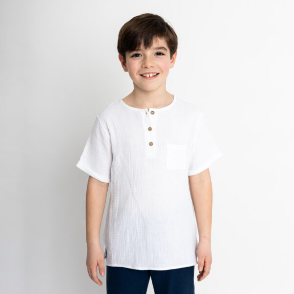 La Vela shirt - white gauze