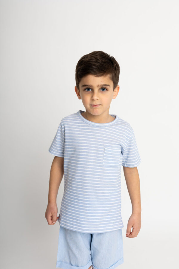Eldorado T-shirt - light blue pique - Image 8