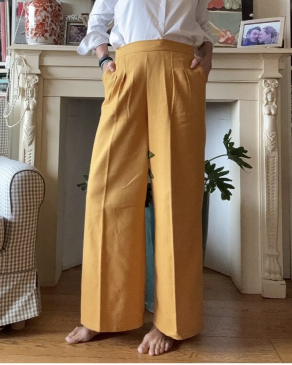 Pantaloni Alfredo flanella bombardino