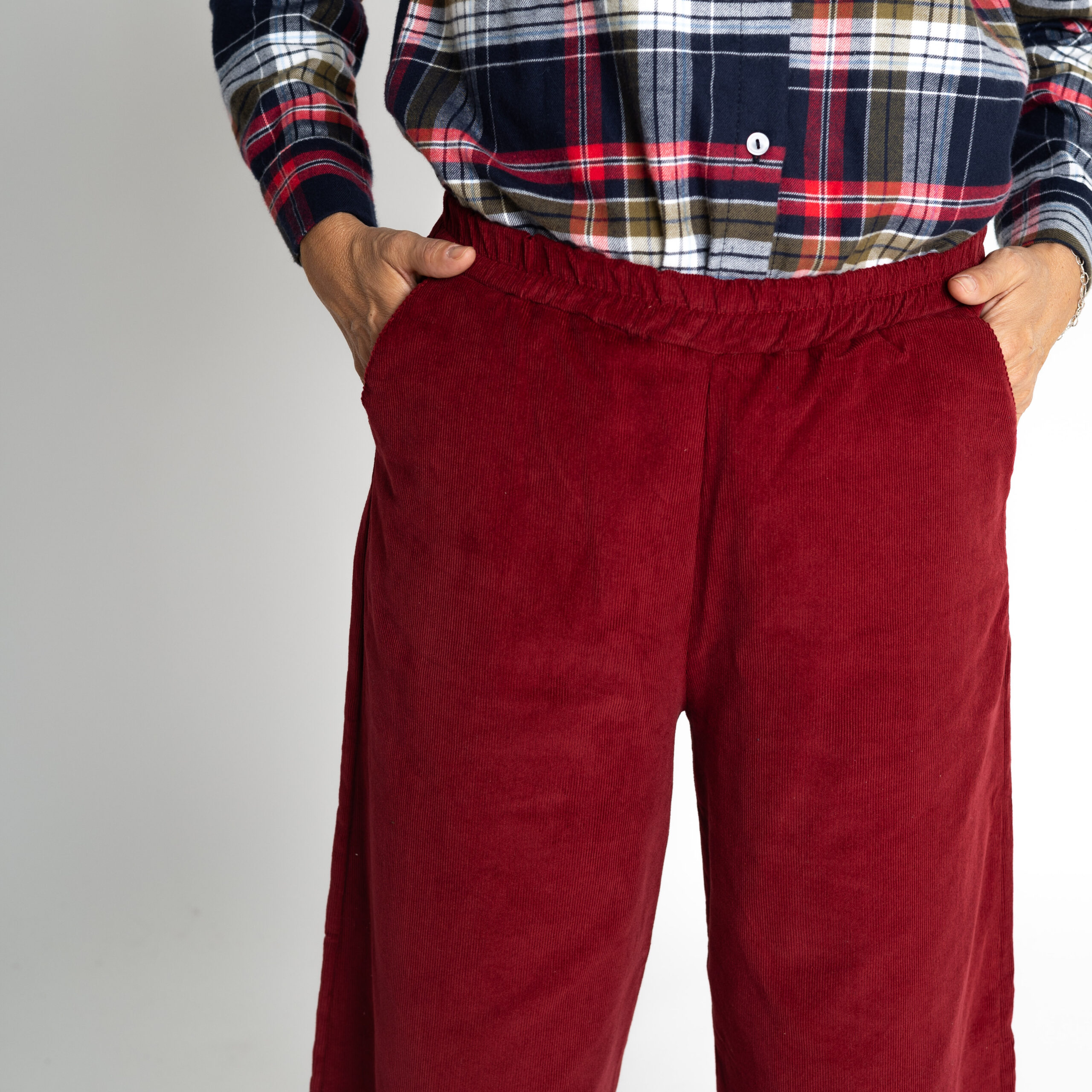 i Versiliani crop velluto millerighe bordeaux (2)
