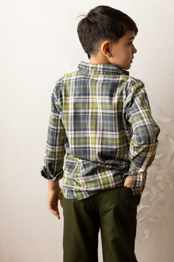 Giovanni pants - loden cotton - Image 2