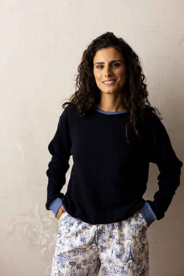 i Versiliani felpa marina donna (3)