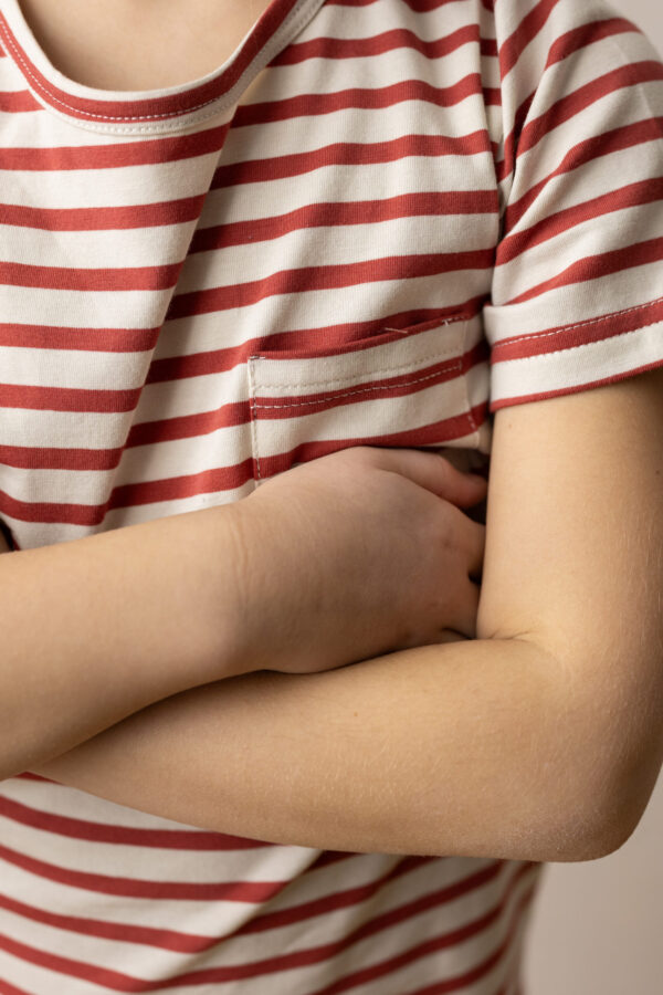 Alcione Short Pajamas - cherry striped jersey - Image 7