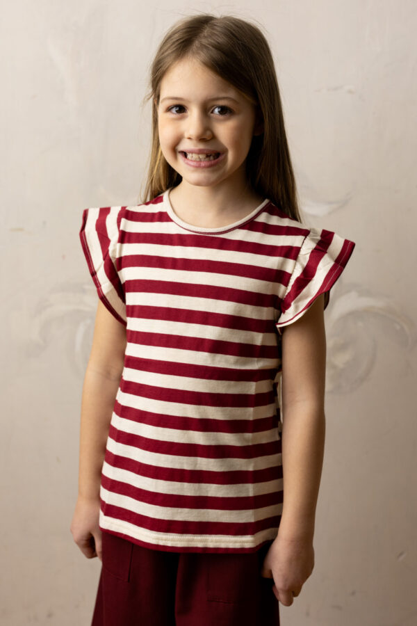 Tshirt Amelia - cream-amarena jersey