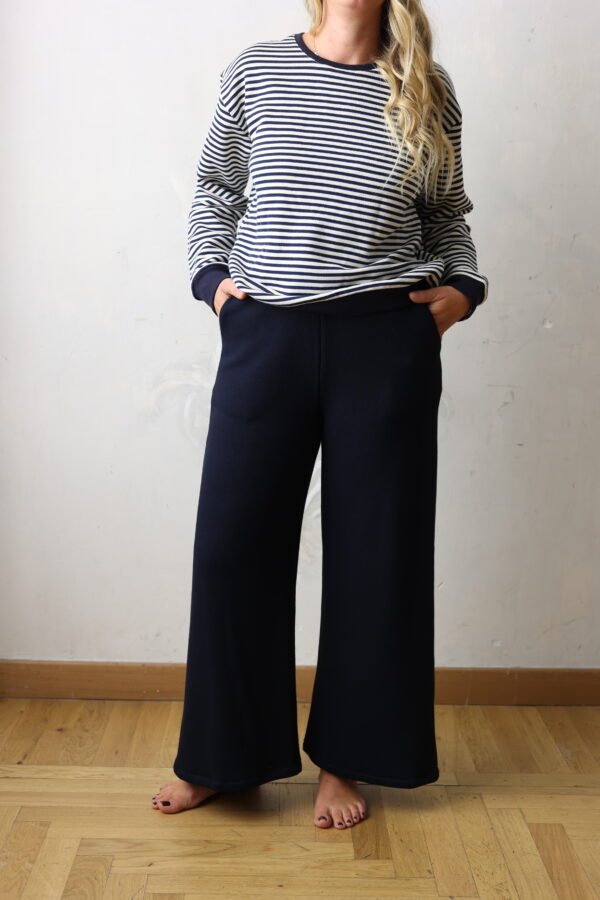 Bonanza Crop - blu sweatshirt