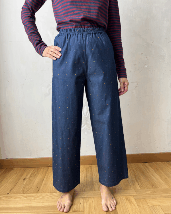 CROP 2.0 CHAMBRAY STAMPA FIORELLINI (1)