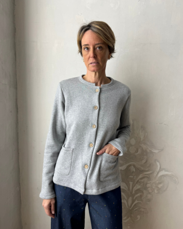 GIACCA MARISA FELPA GRIGIA (4)