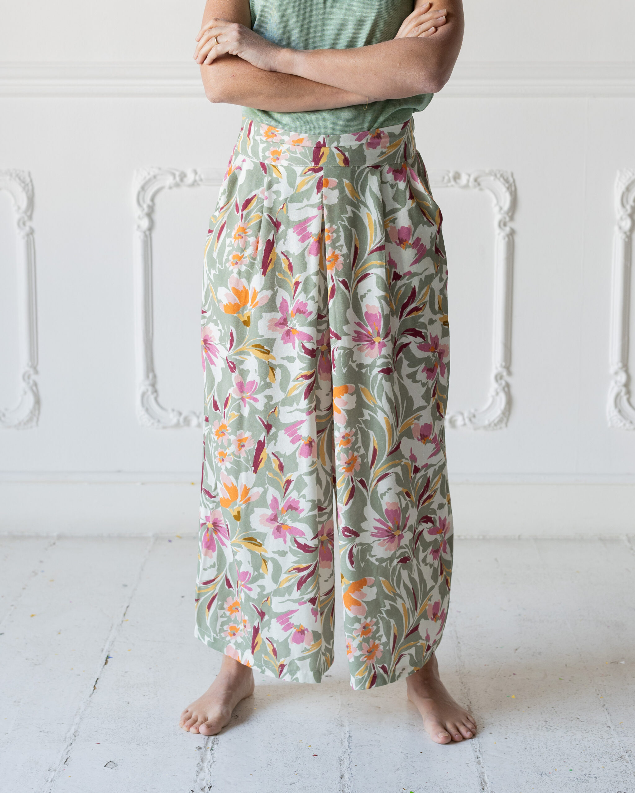 GonnaPantaloneMargherita ViscosaPlumetisGigli (1)