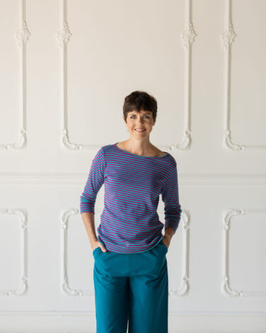 MagliettaBarchetta JerseyRigatoCiclaminoAcqua (2)