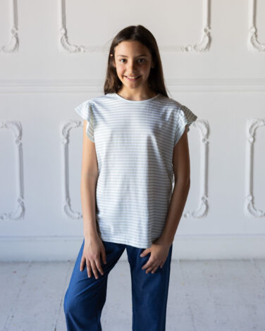 TshirtAmelia JerseyRigatoPannaMenta (2)