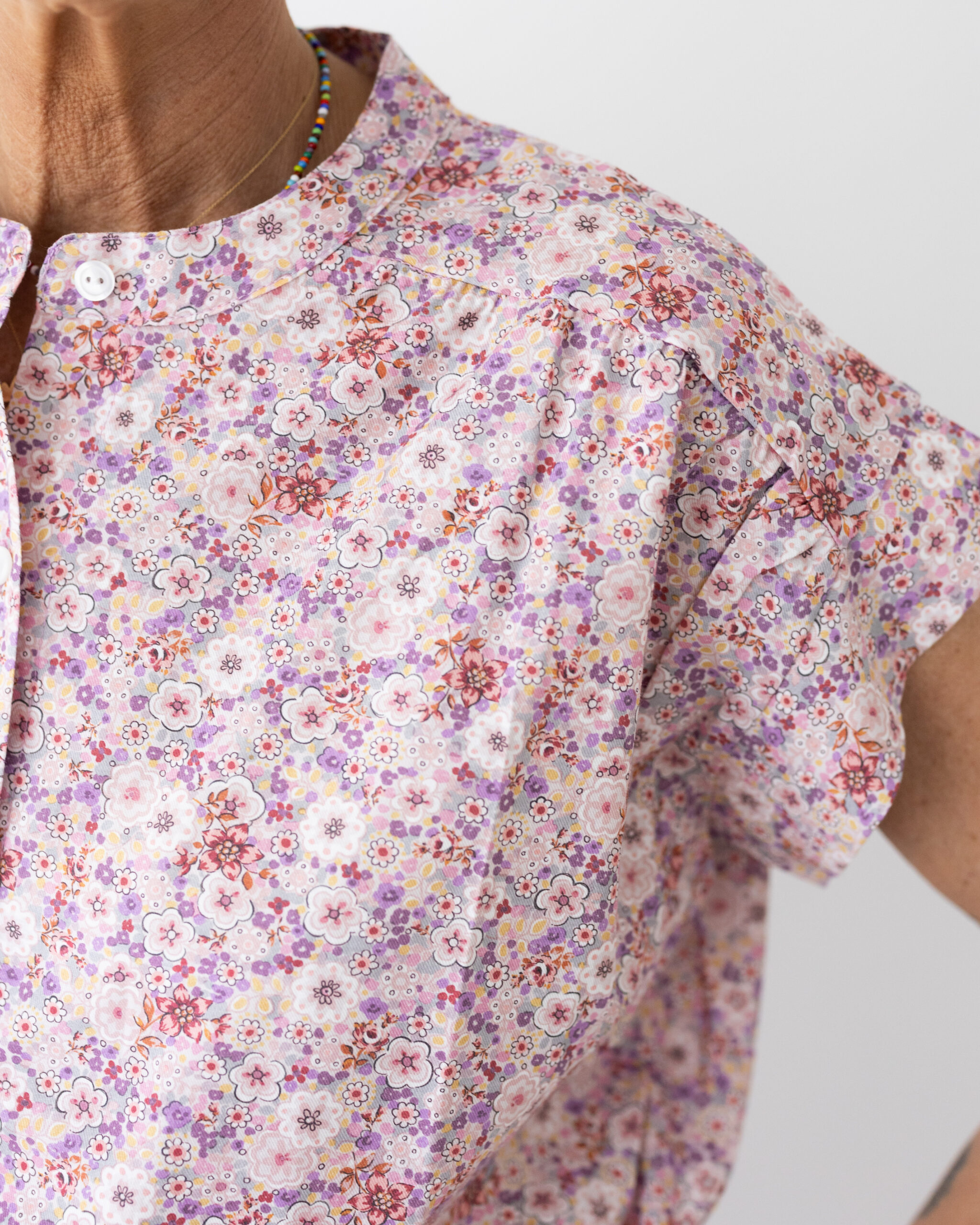 CAMICIA TEA FIORI LILLA E ROSA (1)