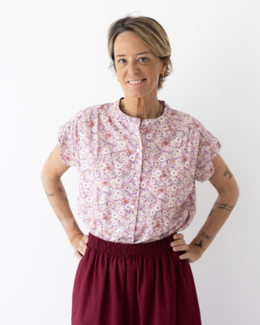 CAMICIA TEA FIORI LILLA E ROSA (3)